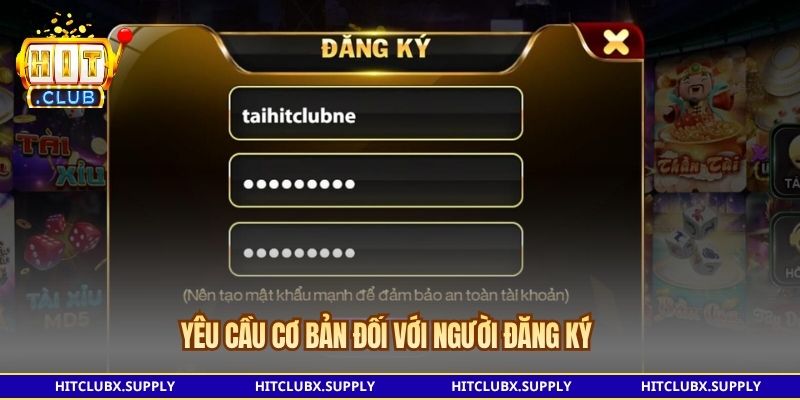 Yêu cầu cơ bản đối với người đăng ký