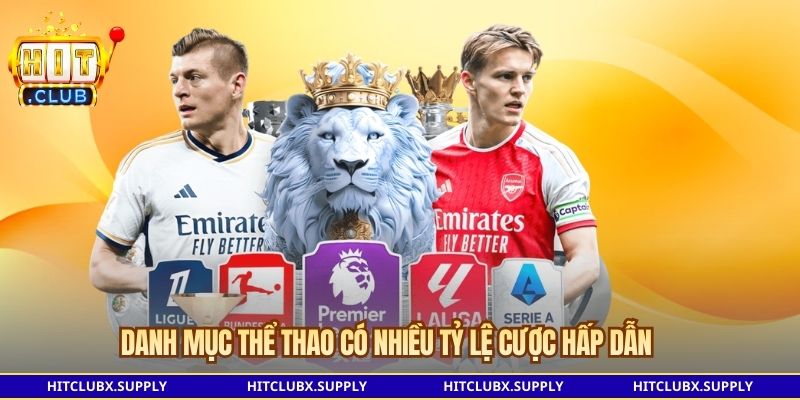 Danh mục thể thao có nhiều tỷ lệ cược hấp dẫn