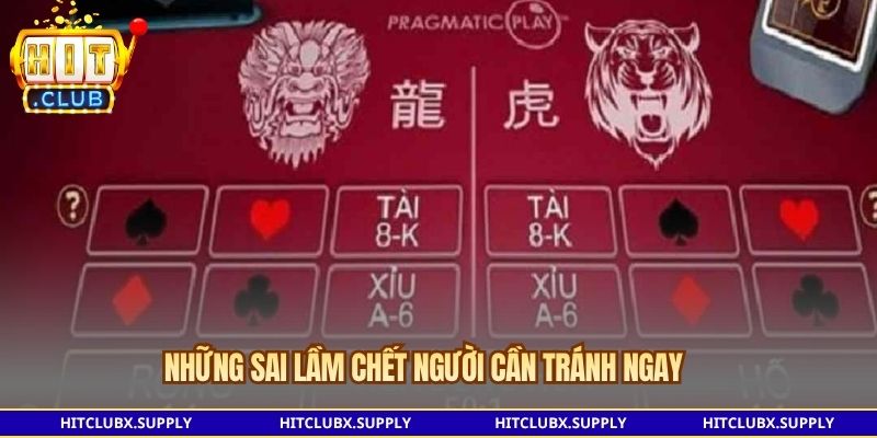Những sai lầm chết người cần tránh ngay