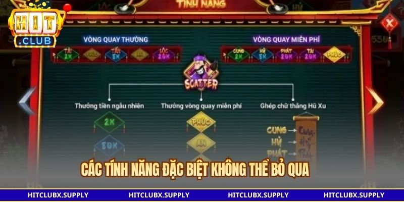 Các tính năng đặc biệt không thể bỏ qua